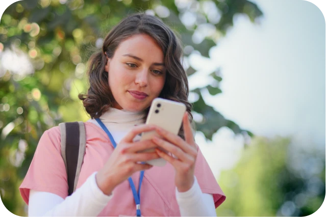 Physiotherapist in clinic