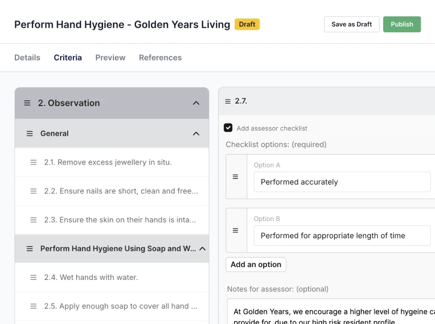 Create your own assessments