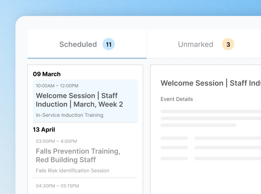 In-person training sessions