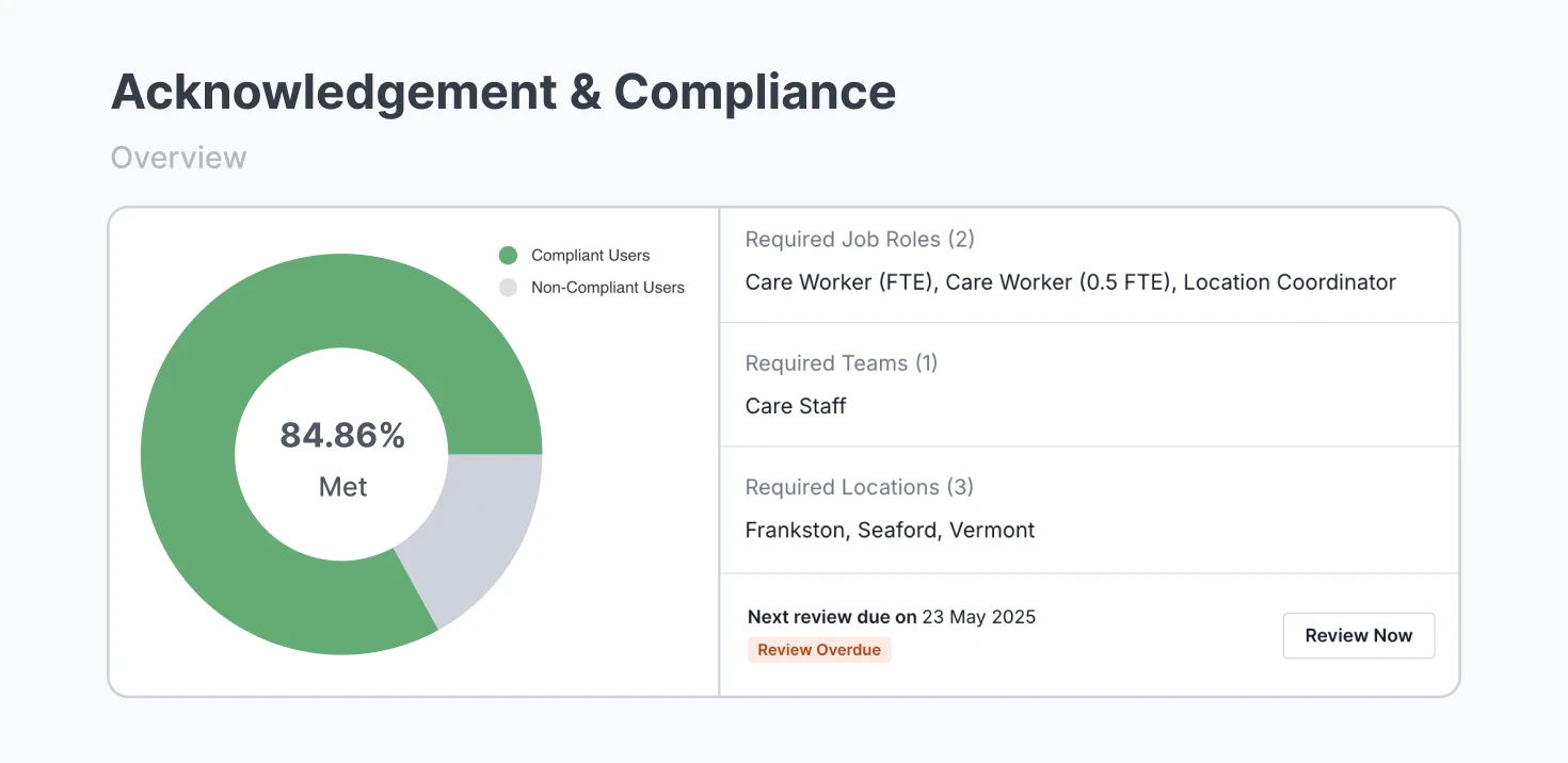 Assign and automate policies