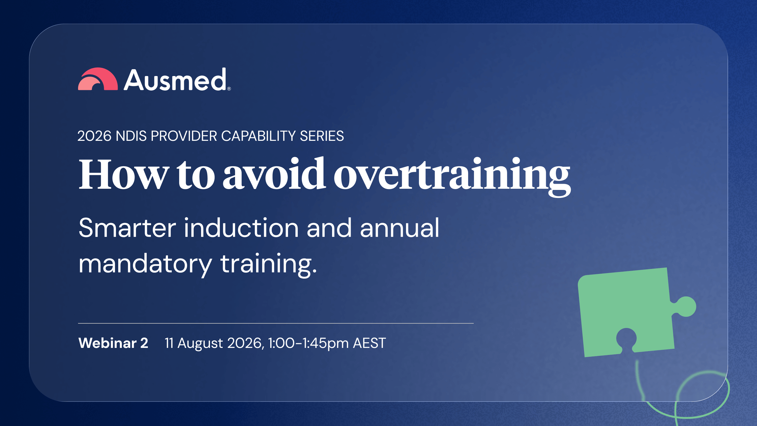 How to Avoid Overtraining