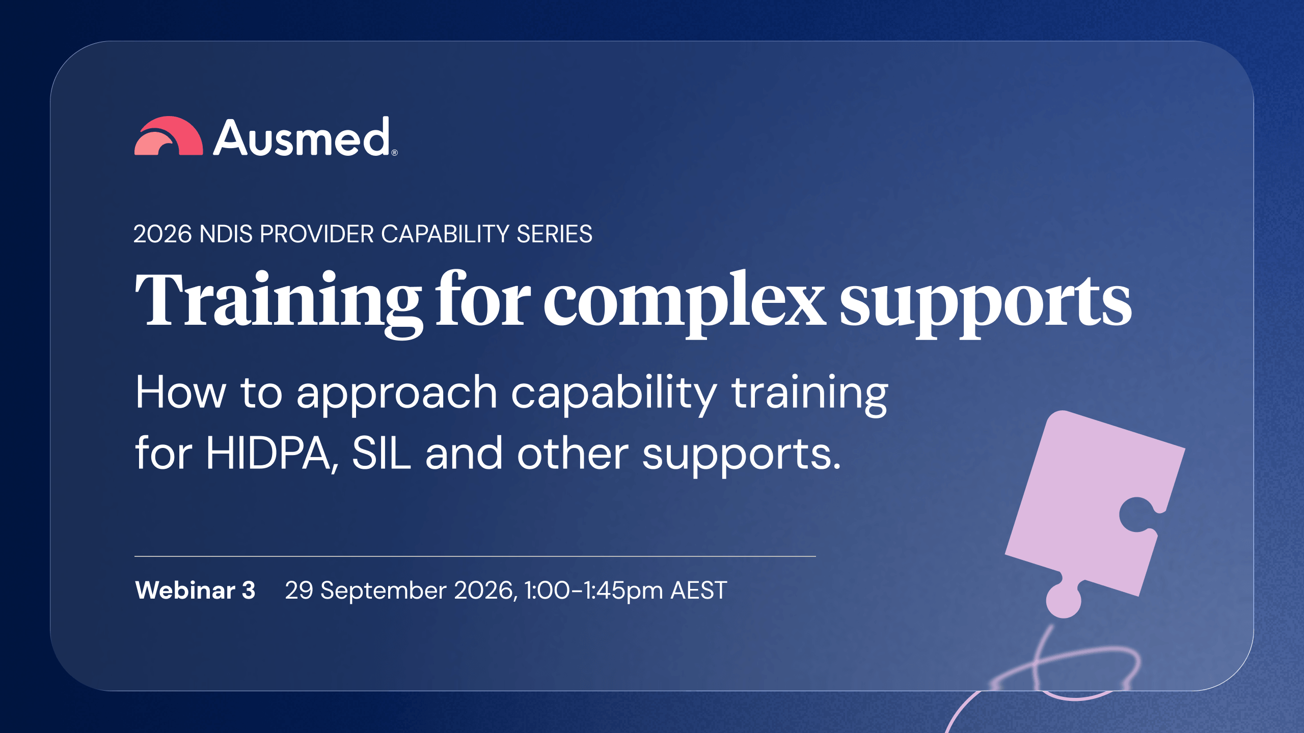Training for Complex Supports